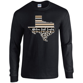 Abilene High Eagles - Texas Serape Long Sleeve T-Shirt