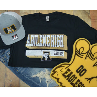 Abilene High Eagles - Stripe Shadow T-Shirt