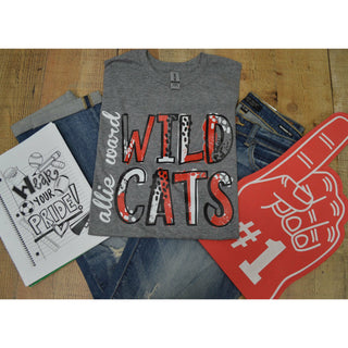 Allie Ward Wildcats - Splatter T-Shirt