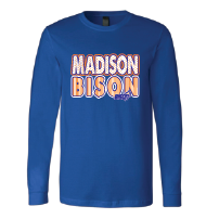 Madison Bison - Stripes & Dots Long Sleeve T-Shirt