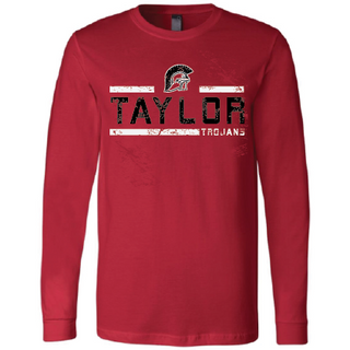 Taylor Trojans - Striped Long Sleeve T-Shirt