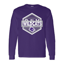 Abilene Christian University Wildcats - Hexagon Long Sleeve T-Shirt