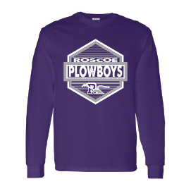 Roscoe Plowboys - Hexagon Long Sleeve T-Shirt
