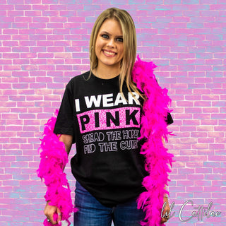 I Wear Pink Spread the Hope Find the Cure Tee