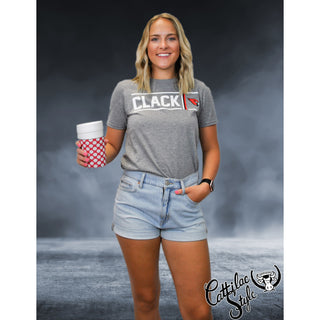 Clack Cardinals - Simple Stripe T-Shirt