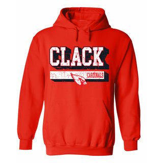 Clack Cardinals - Shadow Stripe Hoodie