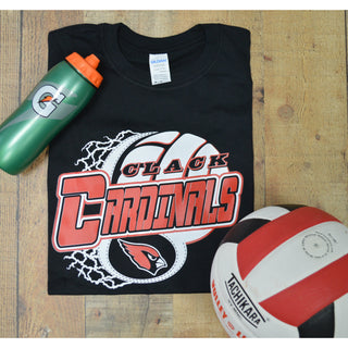 Clack Cardinals - Volleyball T-Shirt
