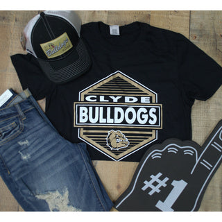 Clyde Bulldogs - Hexagon T-Shirt
