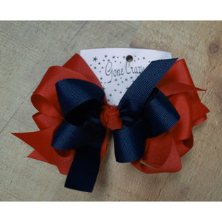 Red & Blue/Navy Bows