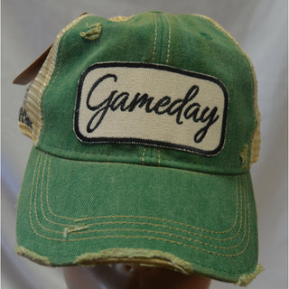 Game Day Distressed Mesh Cap