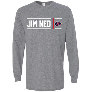 Jim Ned Indians - Simple Stripe Long Sleeve T-Shirt