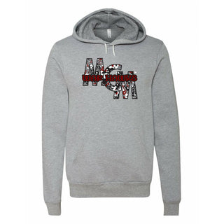 McMurry University War Hawks - Stitched Flowers Hoodie