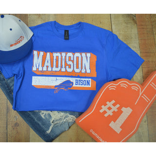 Madison Bison - Shadow Stripe T-Shirt