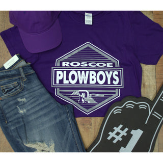 Roscoe Plowboys - Hexagon T-Shirt