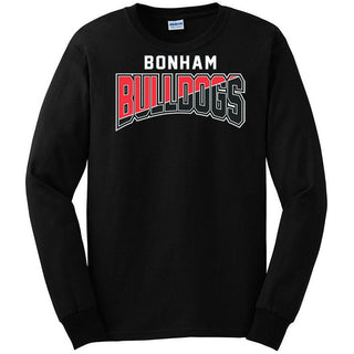 Bonham Bulldogs - Split Long Sleeve T-Shirt