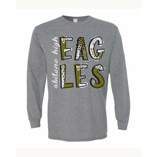 Abilene High Eagles - Splatter Long Sleeve T-Shirt