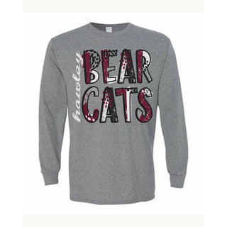 Hawley Bearcats - Splatter Long Sleeve T-Shirt