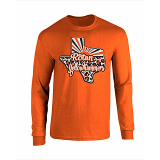 Rotan Yellowhammers - Texas Sunray Long Sleeve T-Shirt