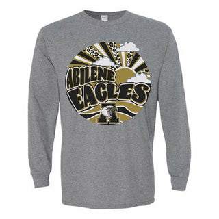 Abilene High Eagles - Sunray Circle Long Sleeve T-Shirt