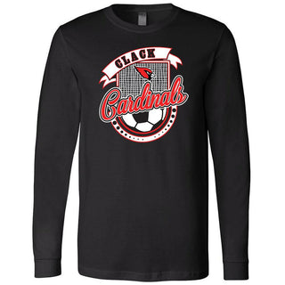 Clack Cardinals - Soccer Long Sleeve T-Shirt