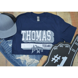 Thomas Texans - Shadow Stripe T-Shirt