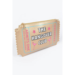 Hangover Club Ticket Clutch